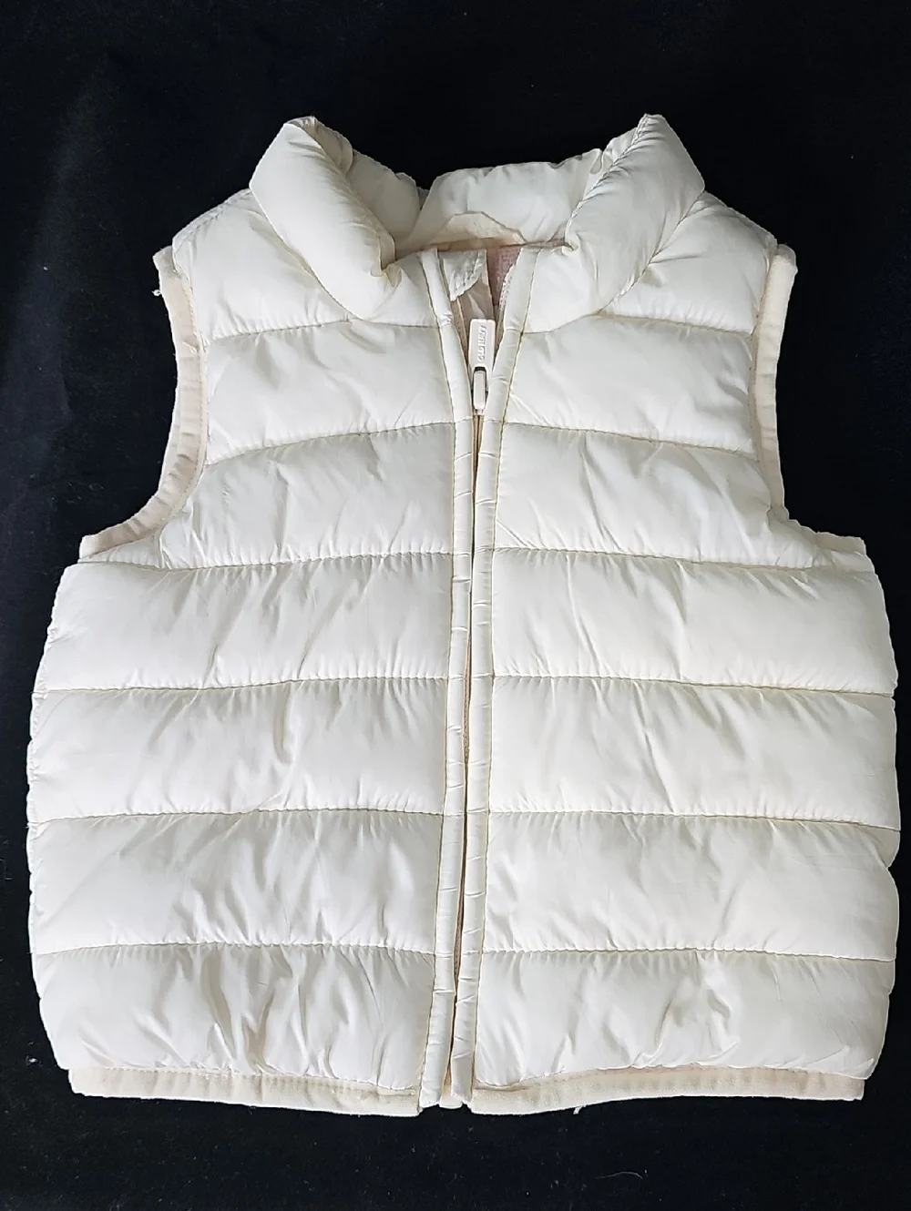 Old Navy Cream Quilted Baby Vest
